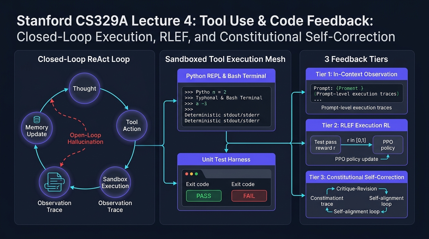 Stanford CS329A Tool Use and Code Feedback