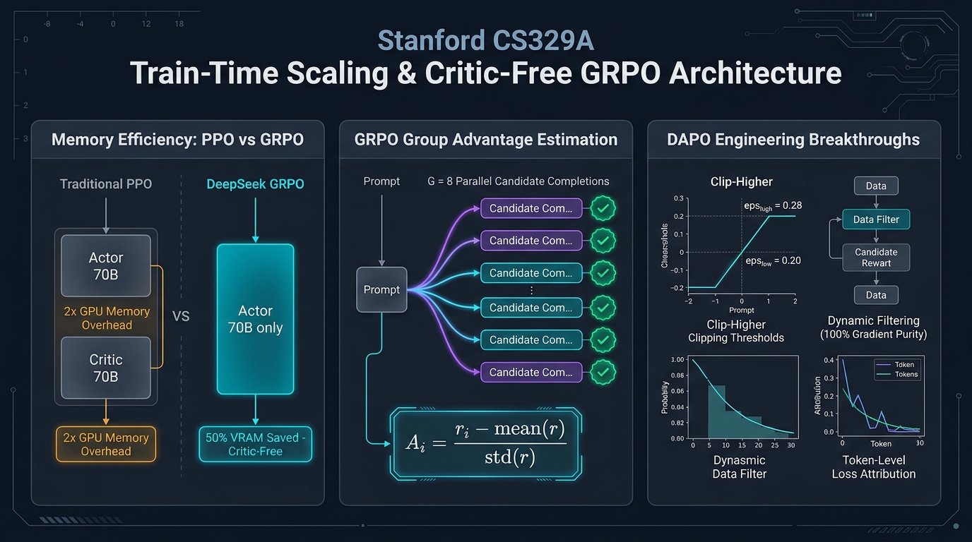Stanford CS329A Train-Time Scaling and GRPO