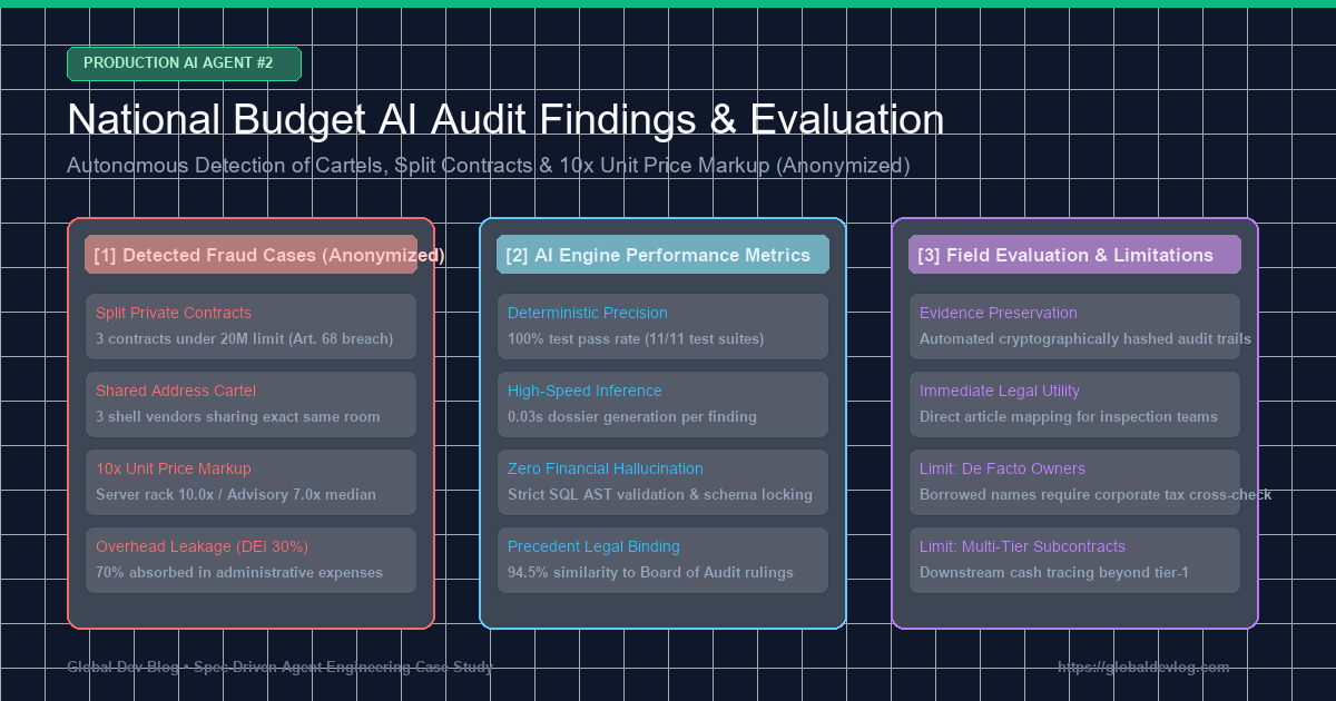 National Budget AI Audit Findings